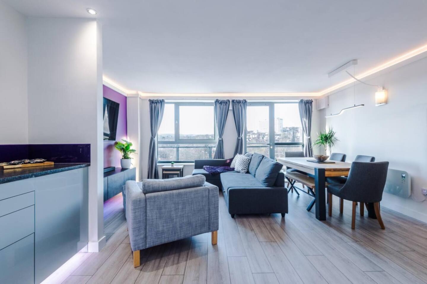 High-Spec Penthouse Central Free Parking Space Sheffield Eksteriør bilde