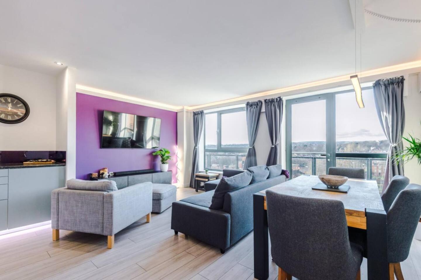 High-Spec Penthouse Central Free Parking Space Sheffield Eksteriør bilde