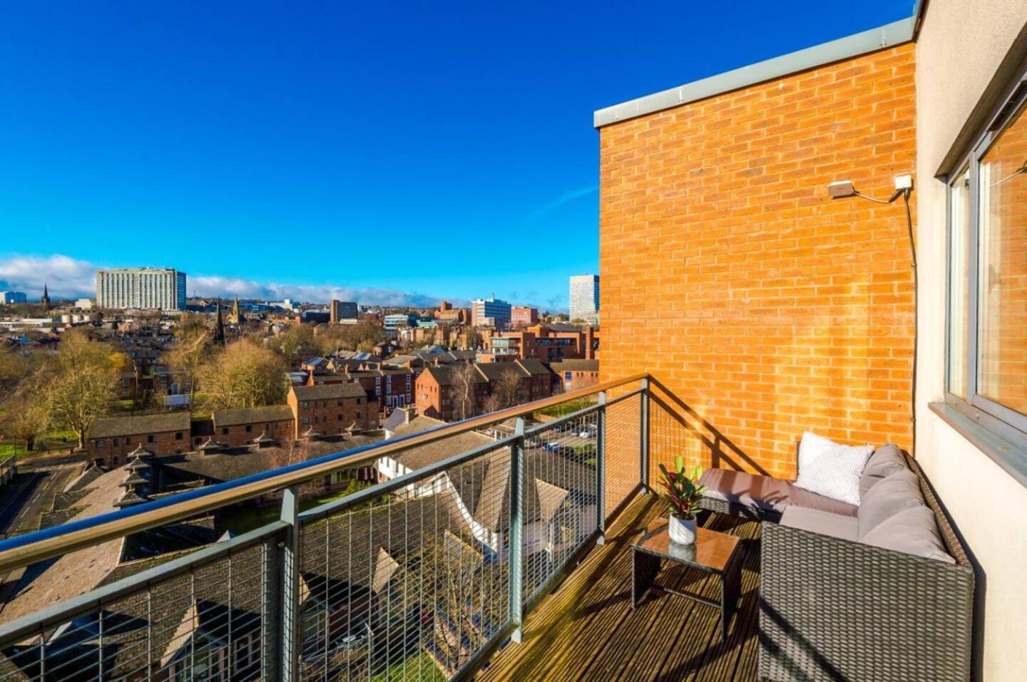 High-Spec Penthouse Central Free Parking Space Sheffield Eksteriør bilde