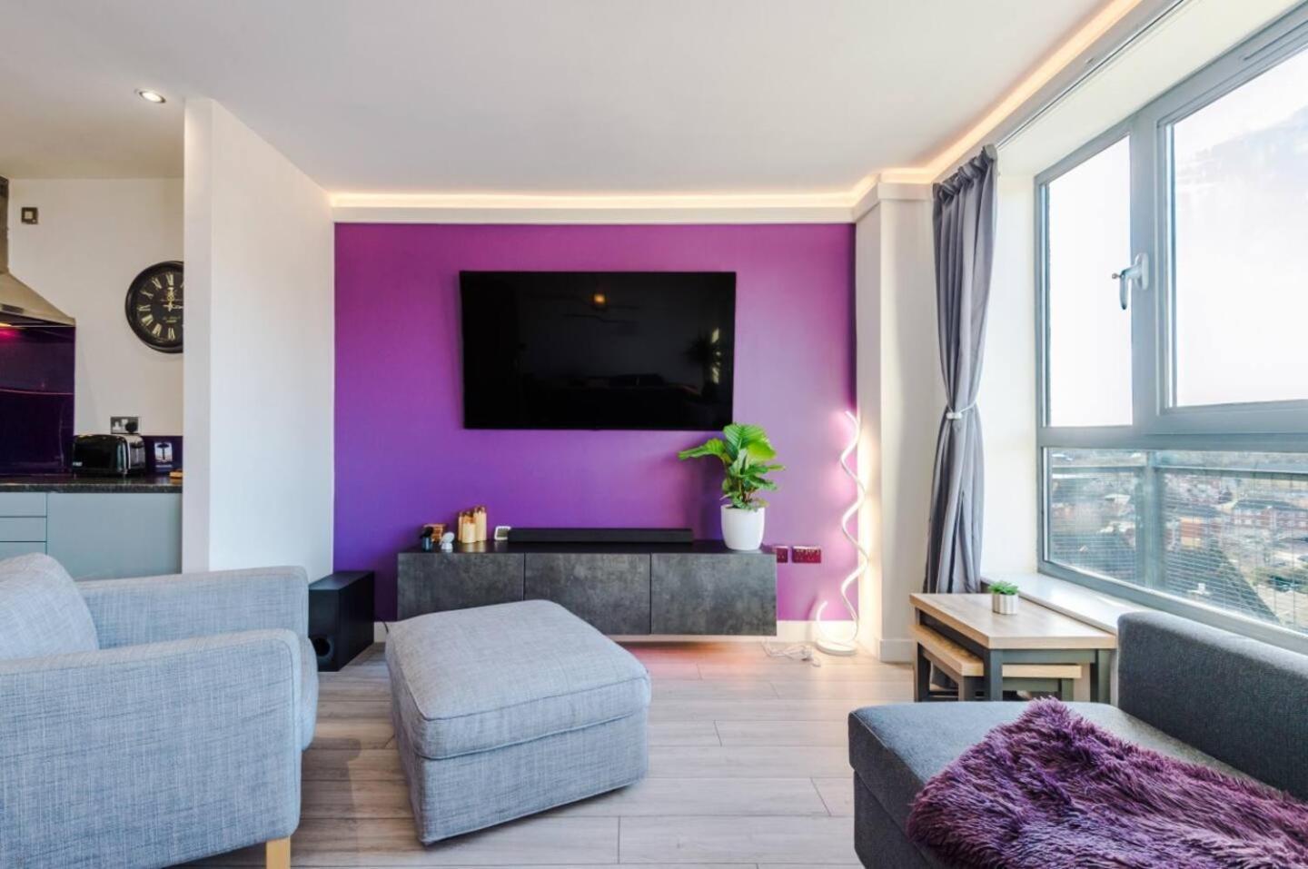 High-Spec Penthouse Central Free Parking Space Sheffield Eksteriør bilde